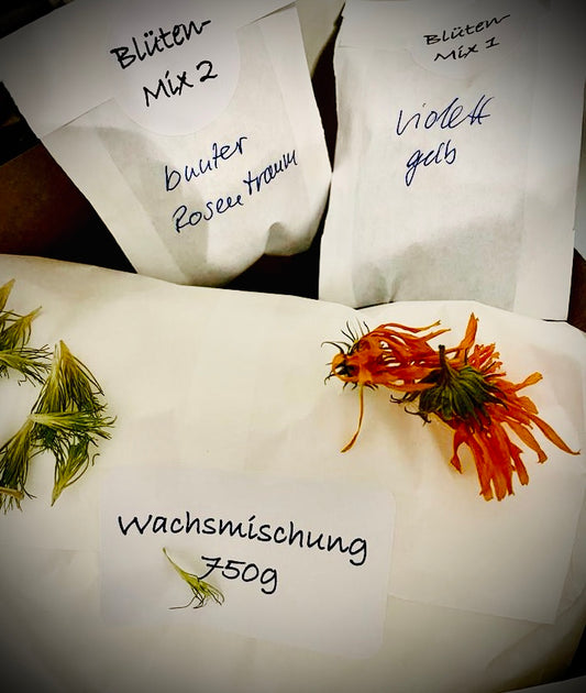 Kit de fabrication de bougies avec couleurs de cire, fleurs et parfums