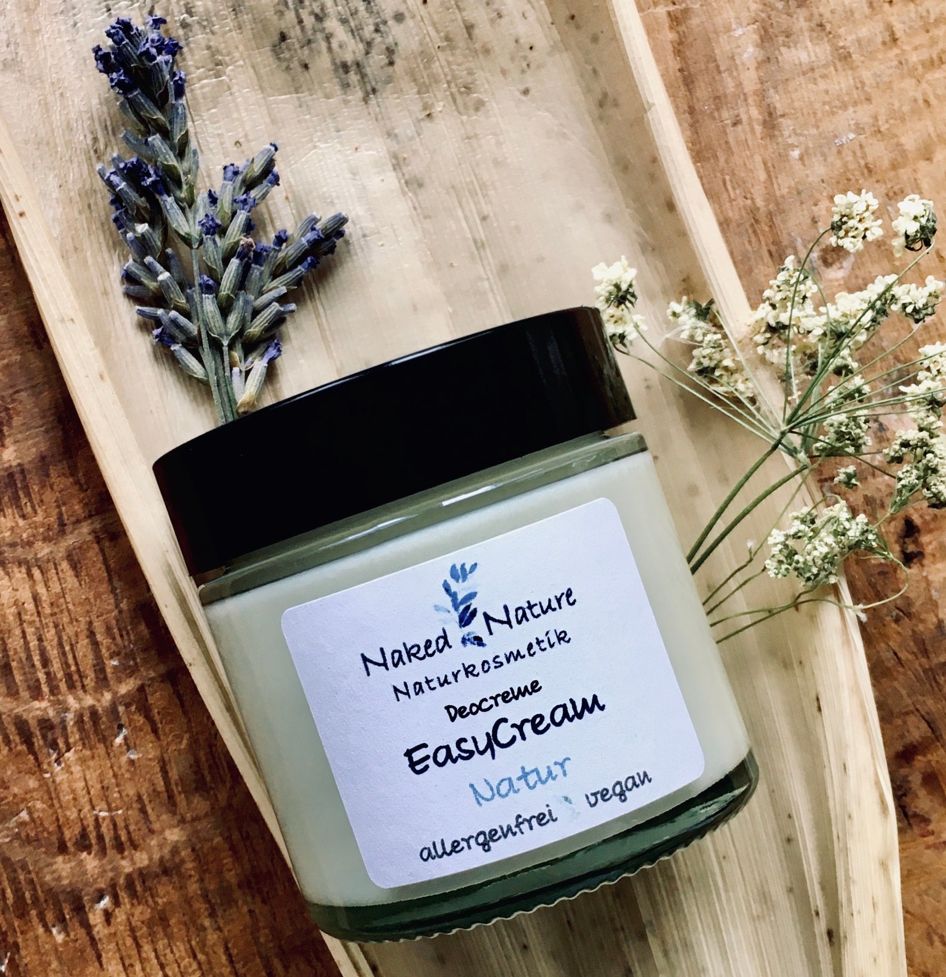 Deocreme Natur für empfindliche Achseln