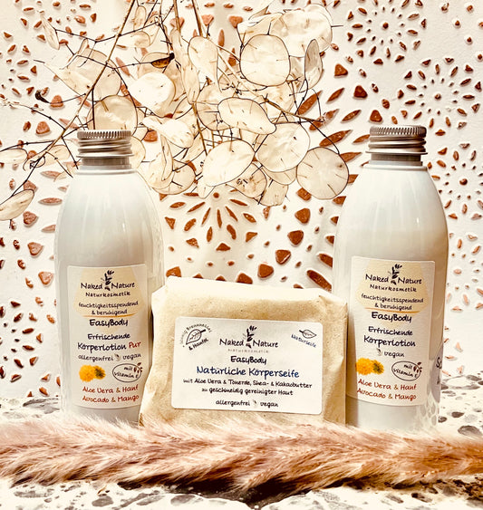 Körperpflege Set Lotion und Seife