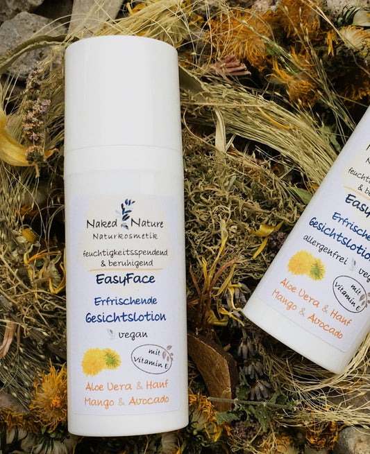 vegane Gesichtslotion