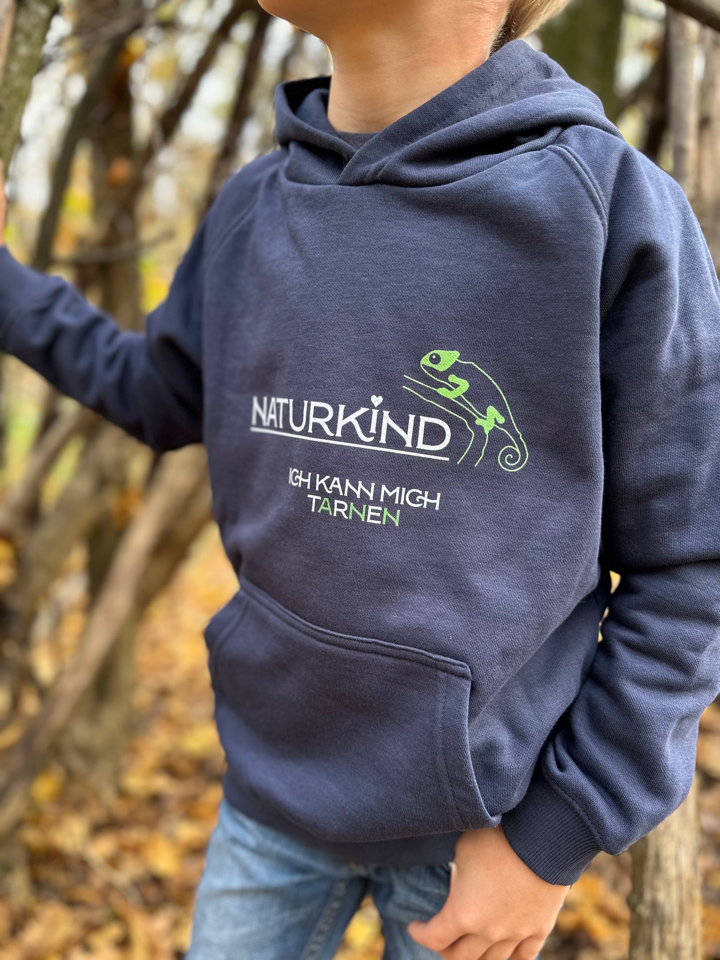 Kapuzenpullover aus Bio Baumwolle Natur Kinderkleidung