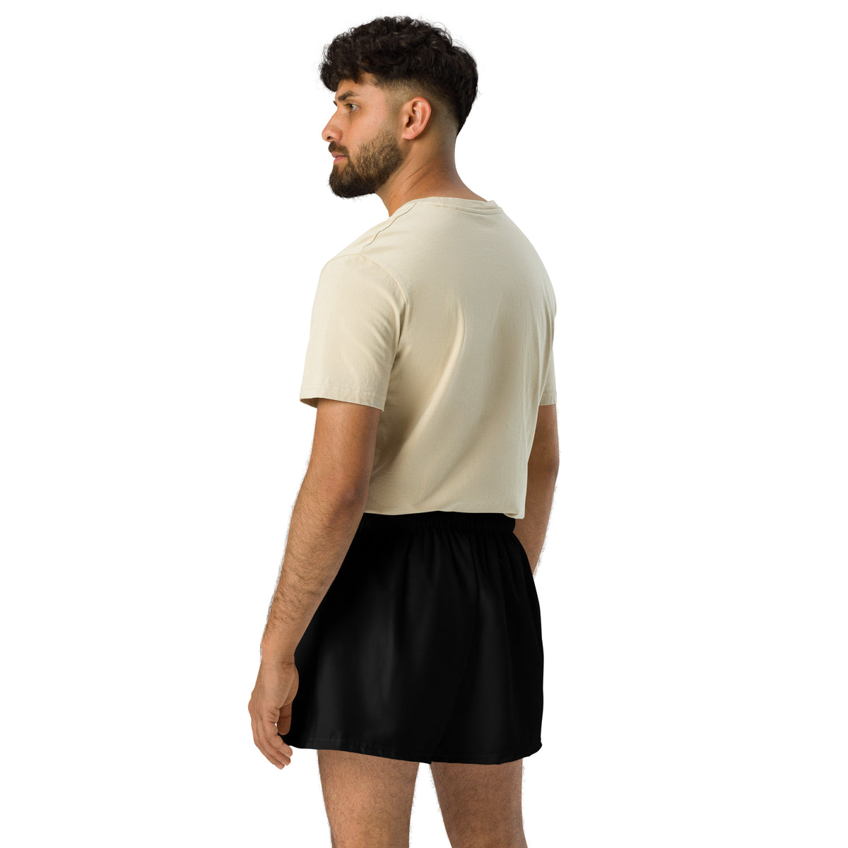 kurze Trainingshose schwarz