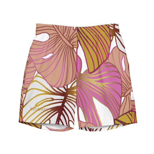 Recycling Badehose Schwimmshorts Fancy Leaves