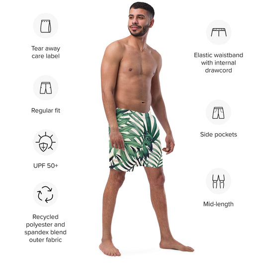 Naturlover Recycling Badehose Green Fern