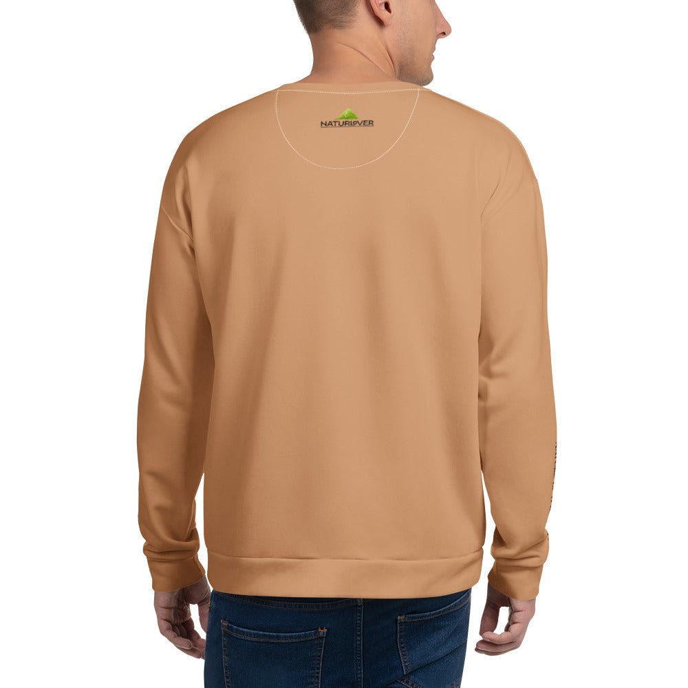 Recycling Pullover pfirsich orange