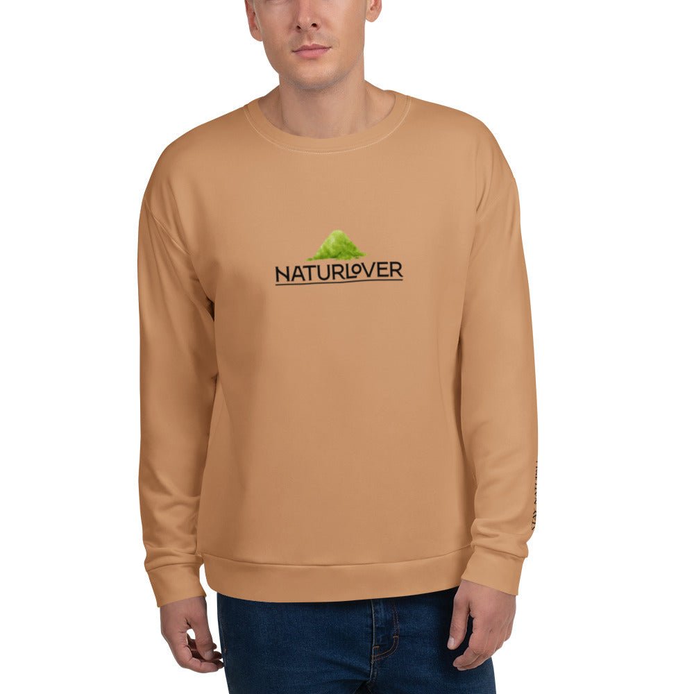 Recycling Pullover pfirsich orange
