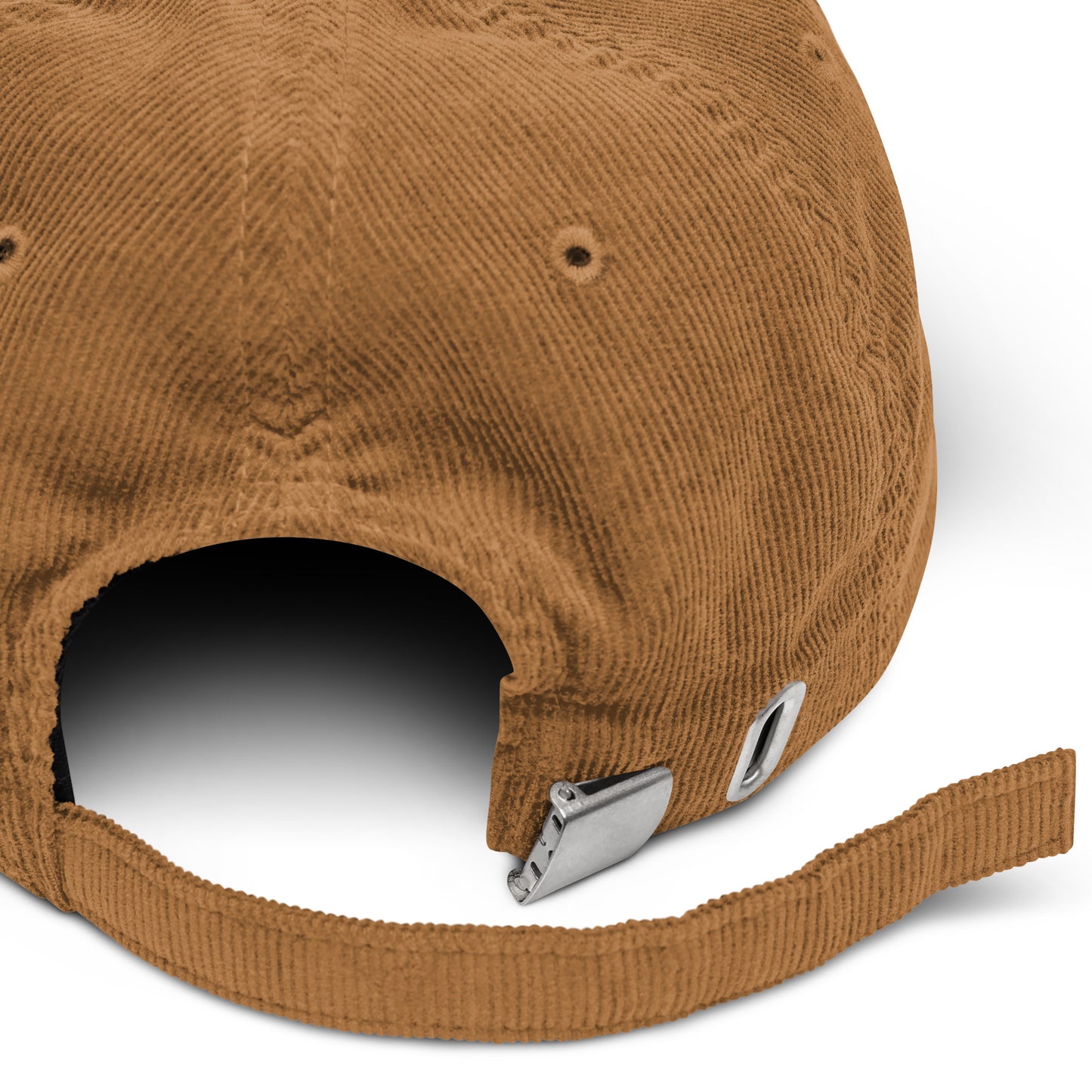 Basecap „Naturliebe“ aus Cord, camel + olive