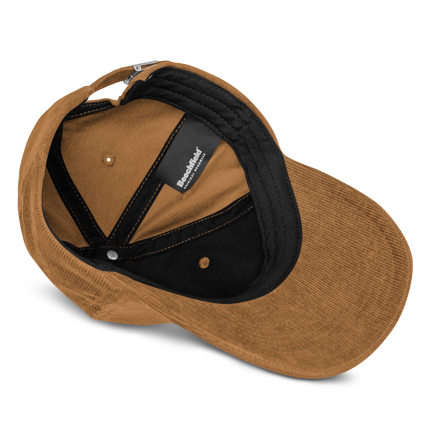 Basecap „Naturliebe“ aus Cord, camel + olive