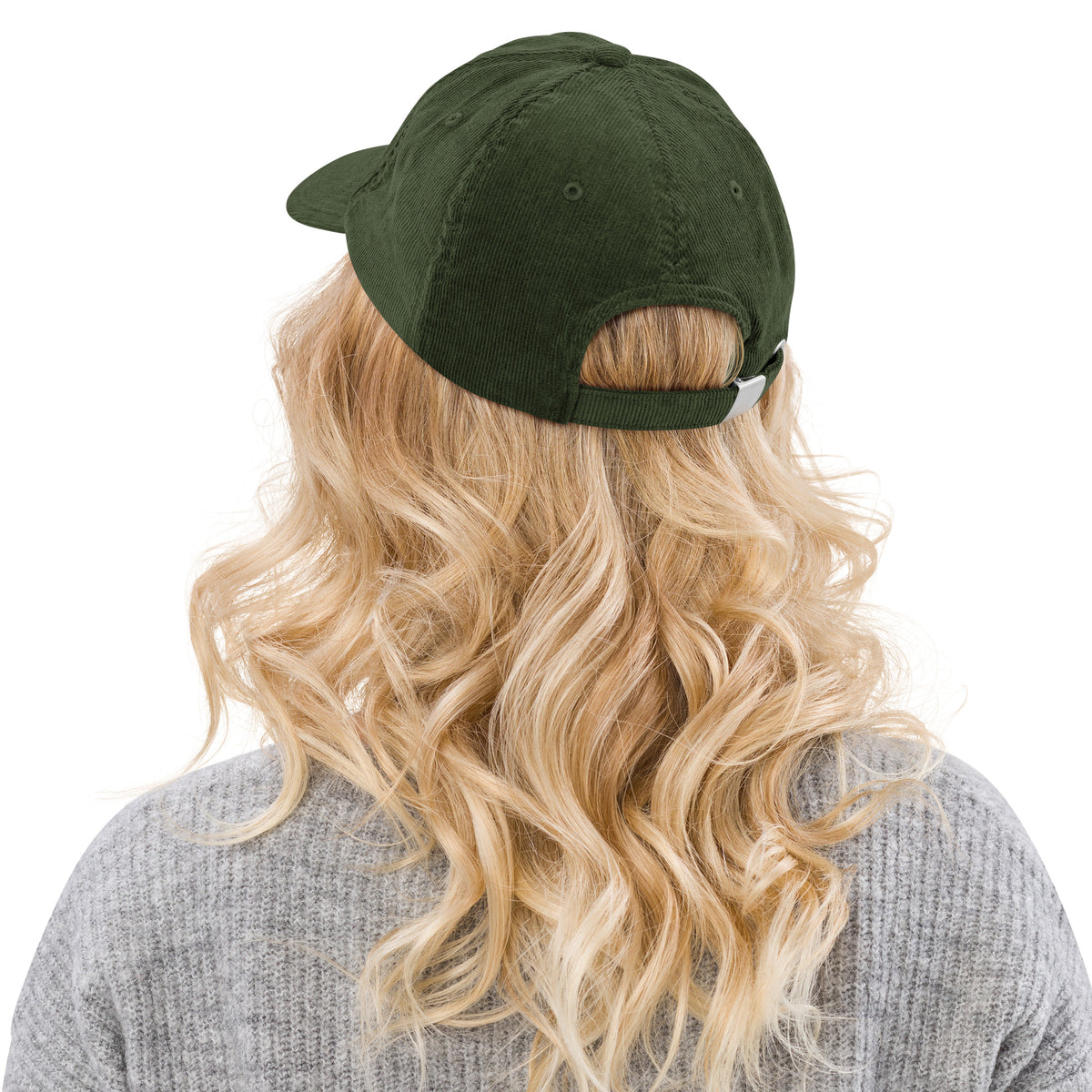 Baumwoll Cord Basecap grün olive
