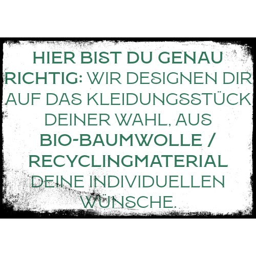 Personalisierte Öko Kleidung