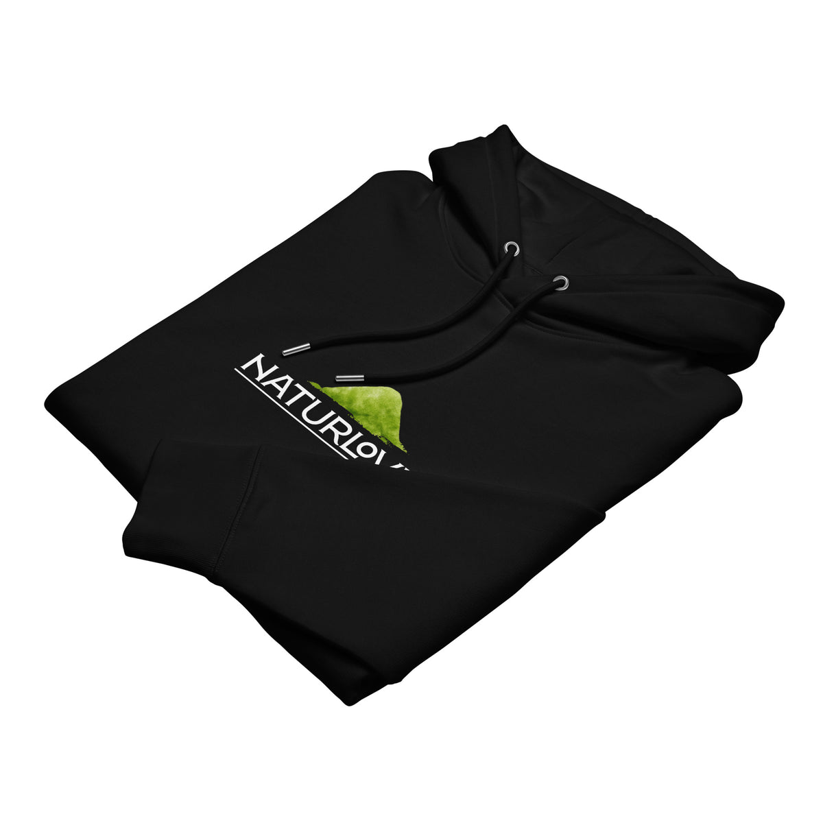 Bio Baumwoll Hoodie Kapuzenpullover schwarz