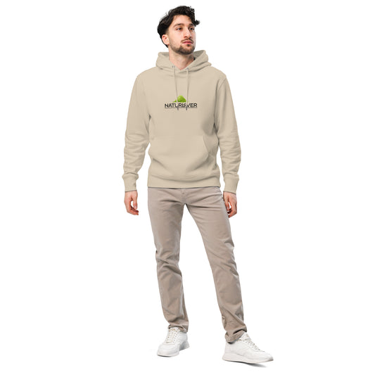 Bio Baumwoll Hoodie Kapuzenpullover beige