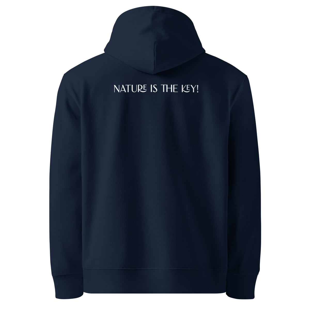 Bio Baumwoll Hoodie Kapuzenpullover blau