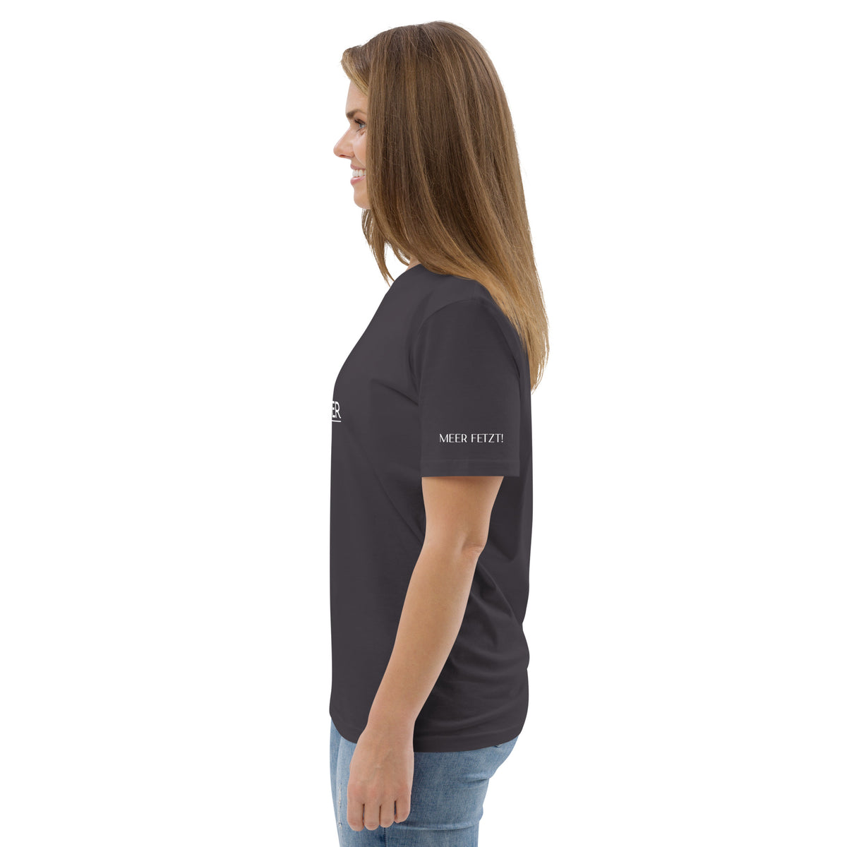 Bio Shirt Berge Meer grau