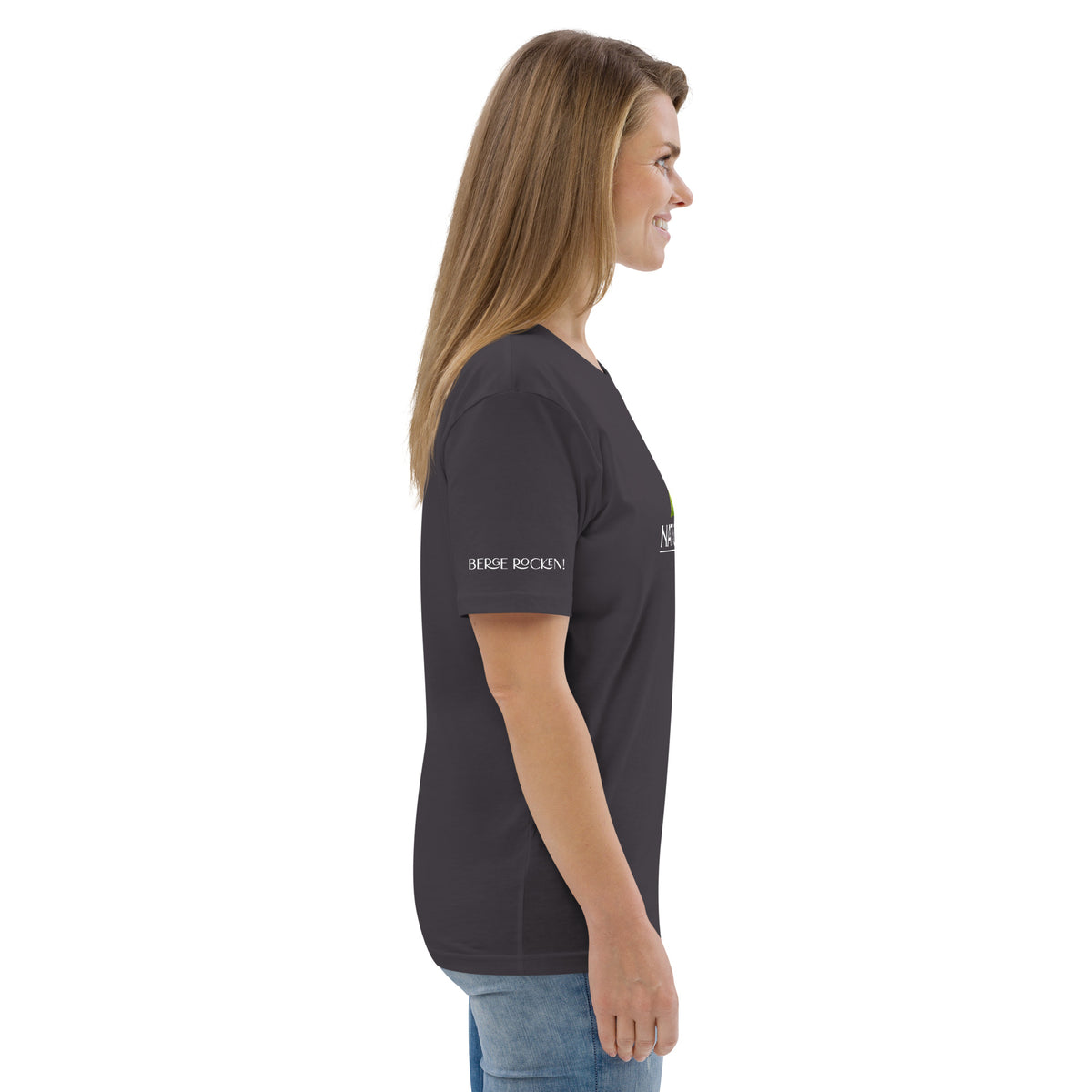 Bio Shirt Berge Meer grau
