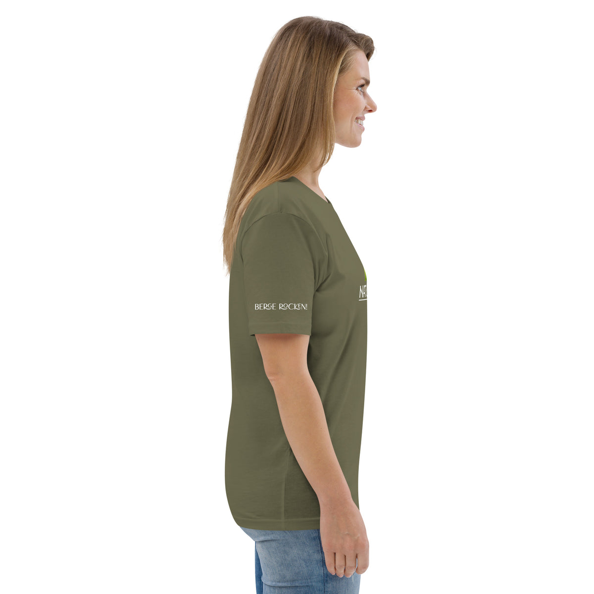 Bio Shirt Berge Meer grün