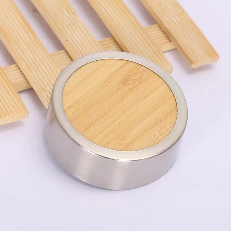 Bouteille thermos en bambou avec insert pour passoire à thé