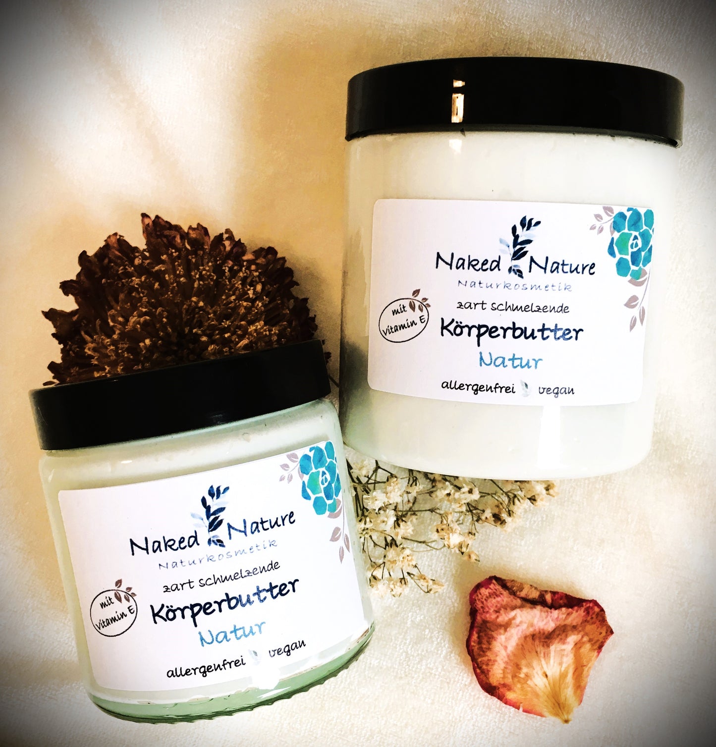 Natur Körperbutter ohne Duftstoffe