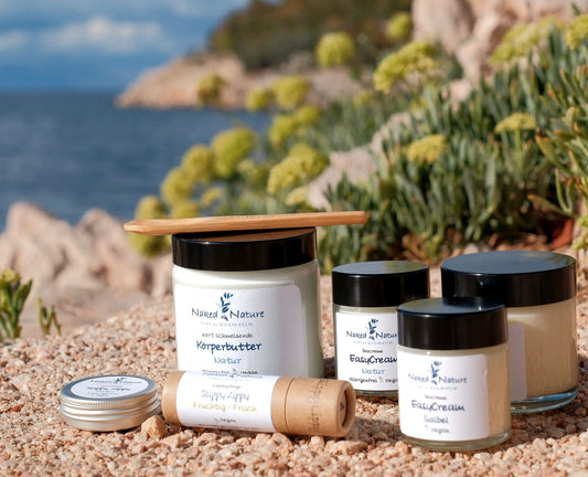 NakedNature Naturkosmetik Körperbutter Deocreme Lippenpflege