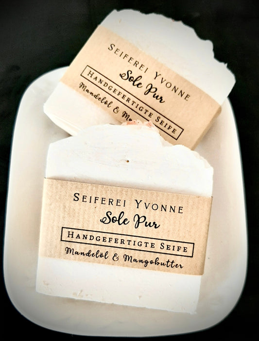 Sole Pur, hand-made soap without fragrances & dyes*