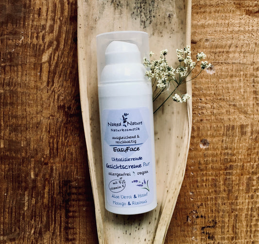 Vitalisierende Gesichtscreme PUR allergenfrei
