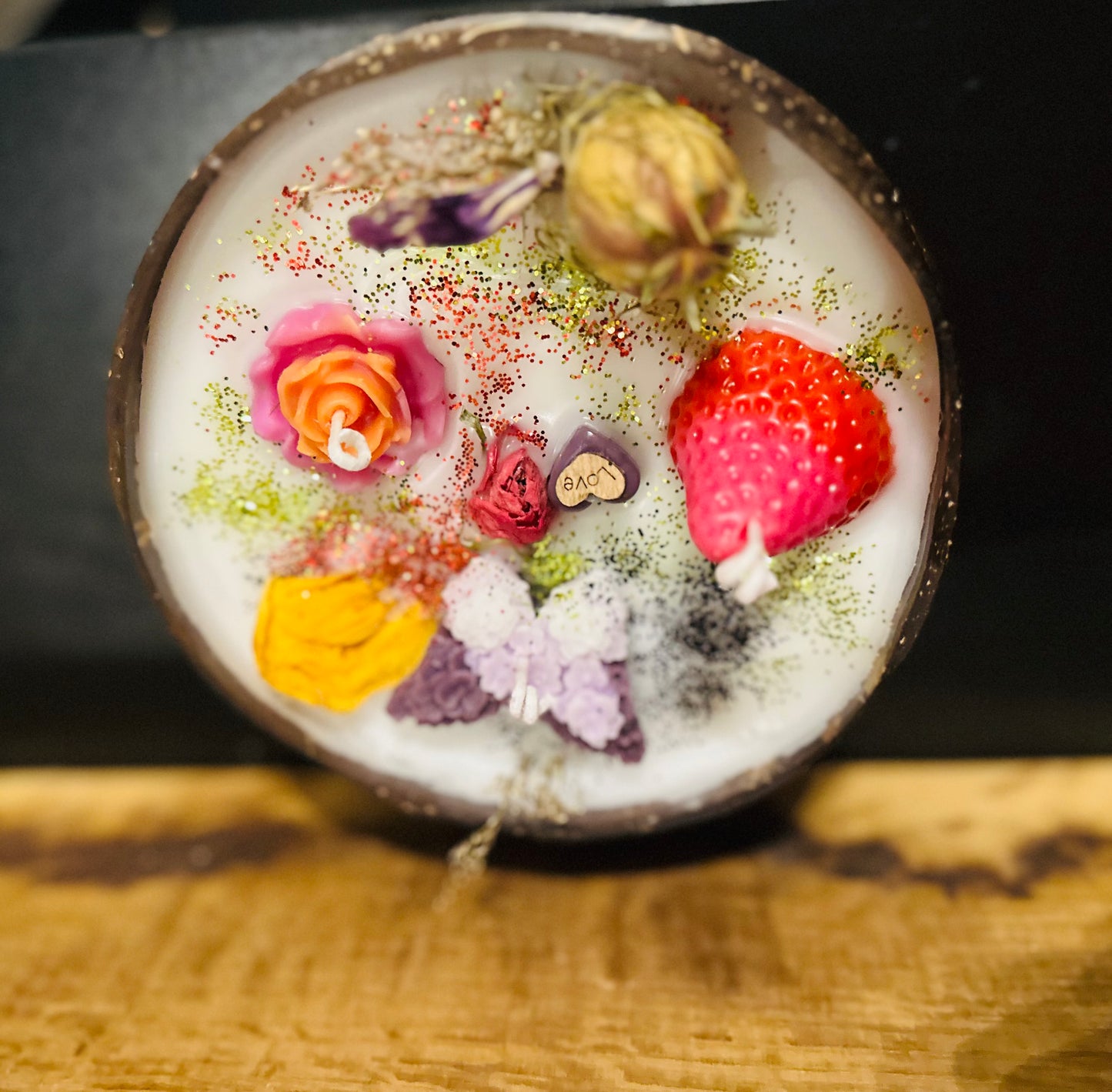 Flower Garden Candle Art