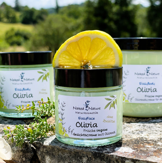 OLIVIA olive oil cream with delicate lemon thyme