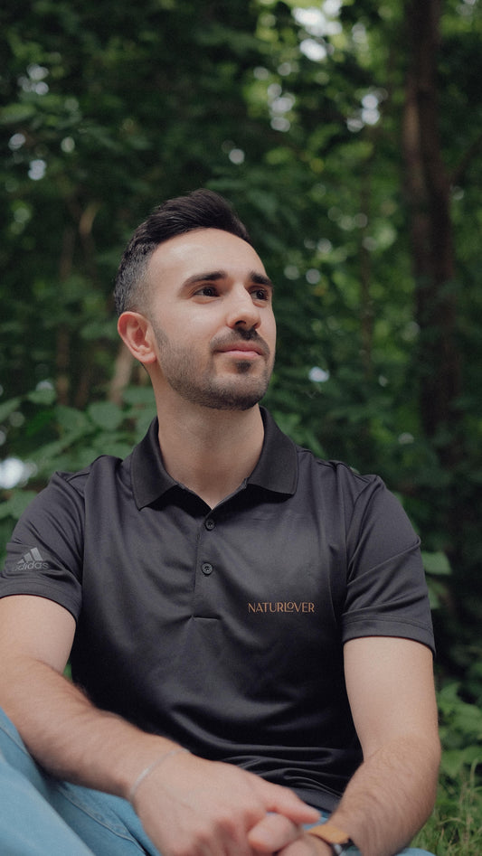 adidas + NaturLoVer Recycling-Polo-Shirt GOLD Edition