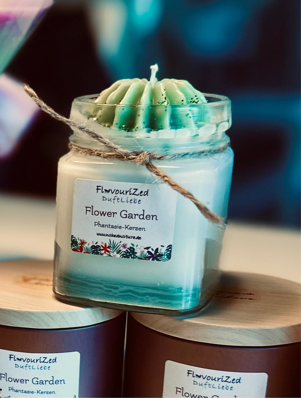 Flower Garden Candle Art