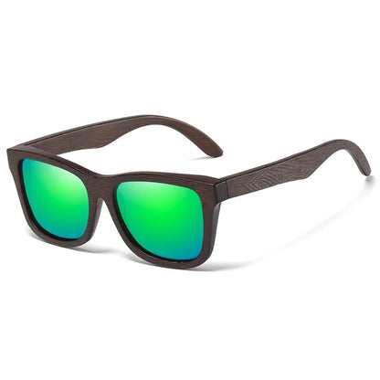 Retro Bambus Sonnenbrille