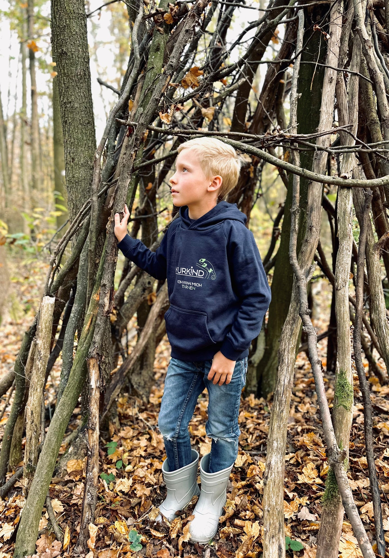 Kids Hoodie Kapuzenpulli aus Bio Baumwolle