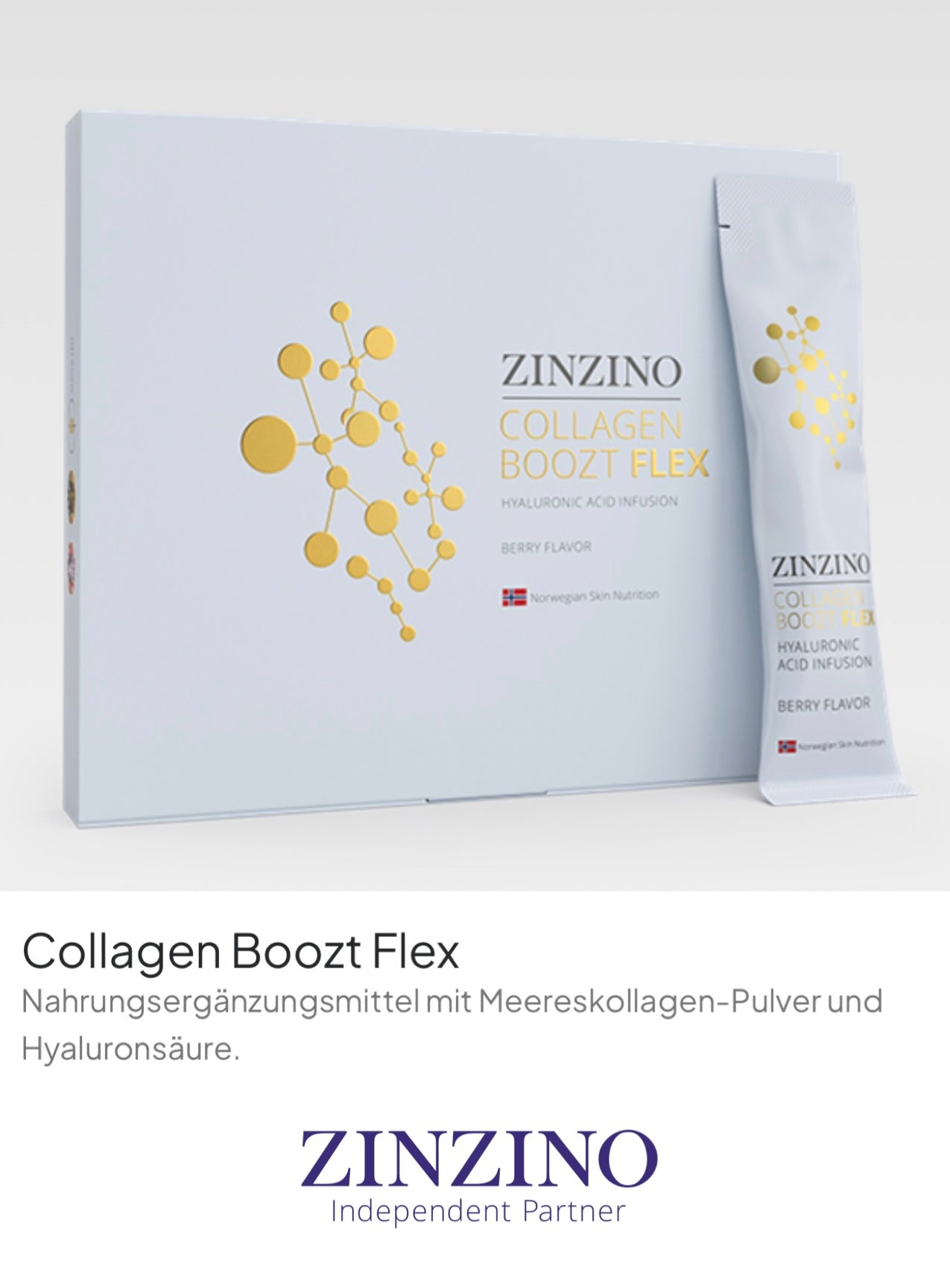 Meeres Kollagen Hyaluronsäure Pulver Collagen Boozt flex 