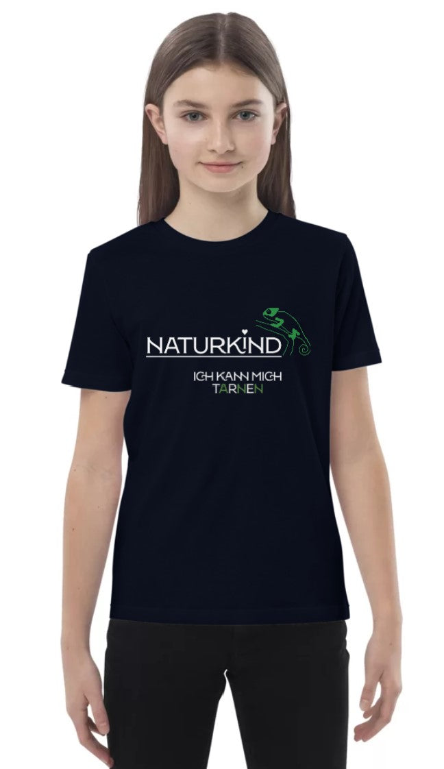 NATURKIND eco-cotton T-shirt for children - Chameleon