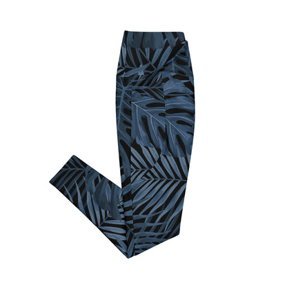 Sporthose mit Taschen blau schwarz Gr. 2XS-6XL