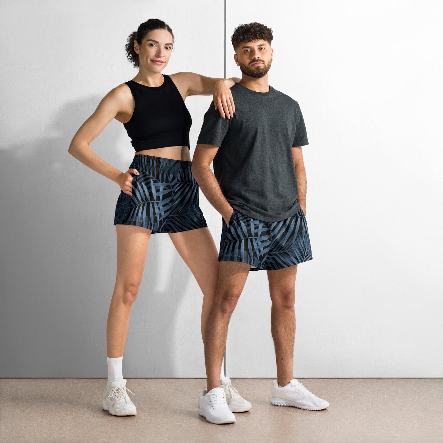 Sporthose kurz luftig blau