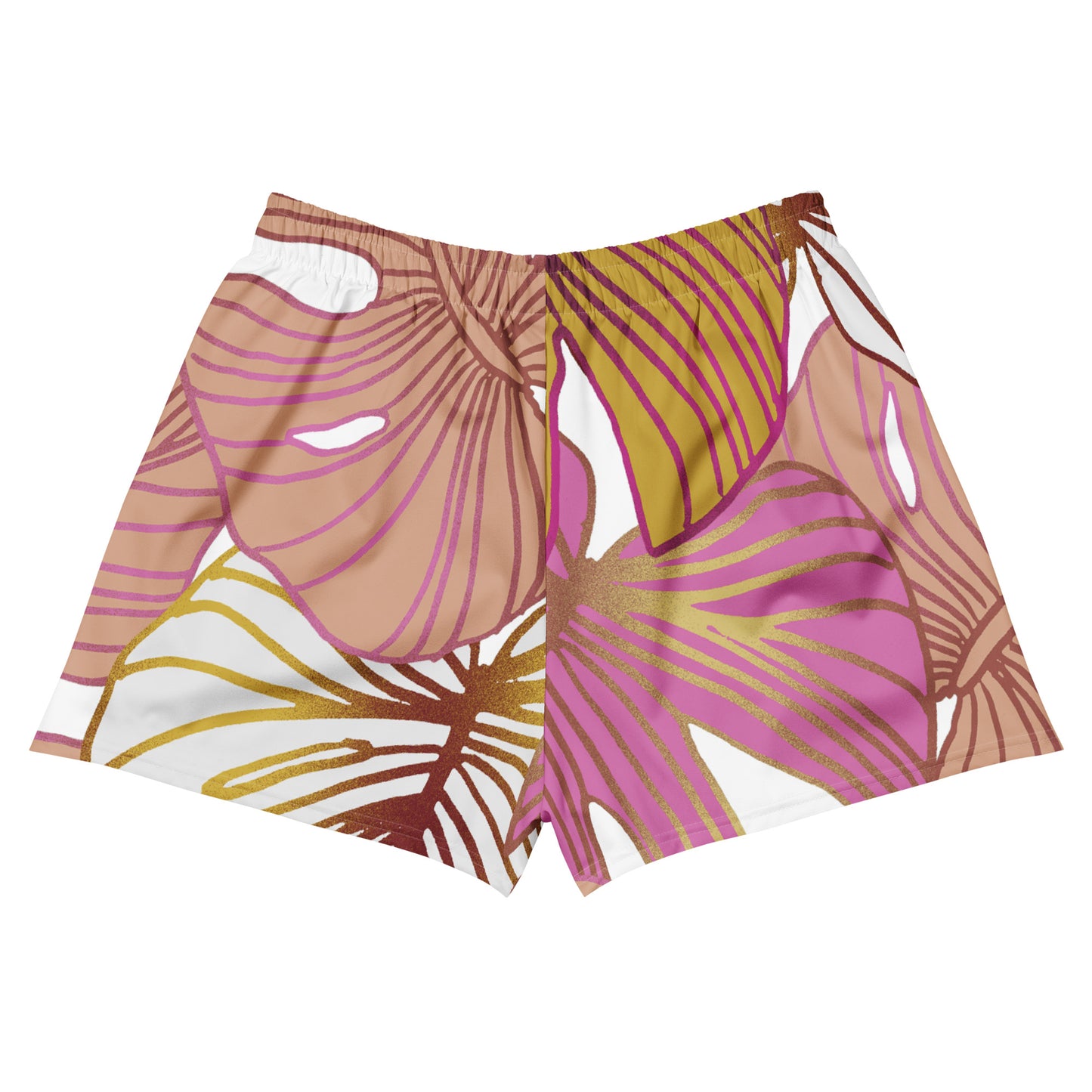 bunte Sporthose rosa gelb gold weiß