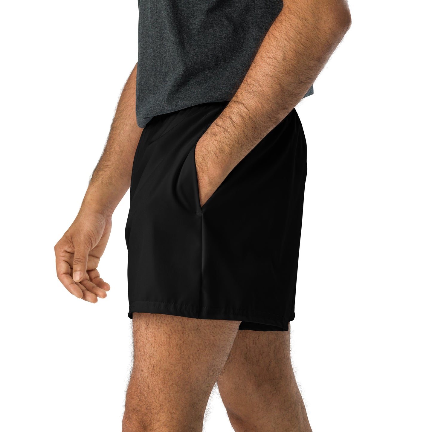 kurze Sporthose mit Taschen schwarz