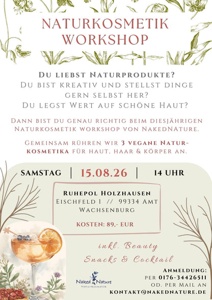 Naturkosmetik Workshop Holzhausen Thüringen