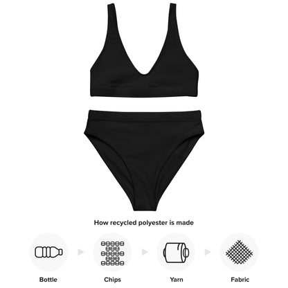 NaturLoVer Allover Recycling Bikini, Black Edition