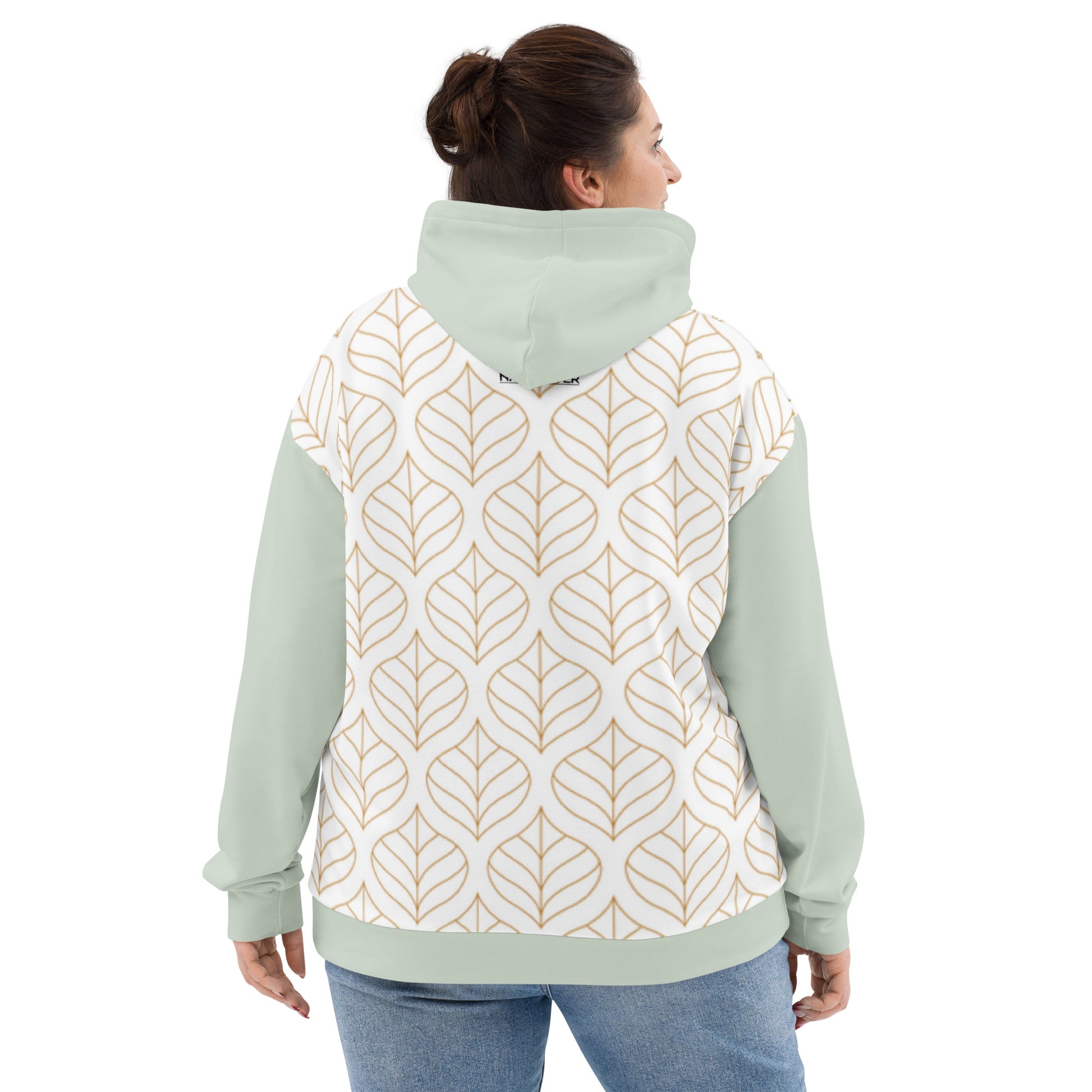 Recycling Kapuzenpullover Lieblings Hoodie mint grün