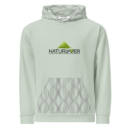 Recycling Kapuzenpullover mint grün