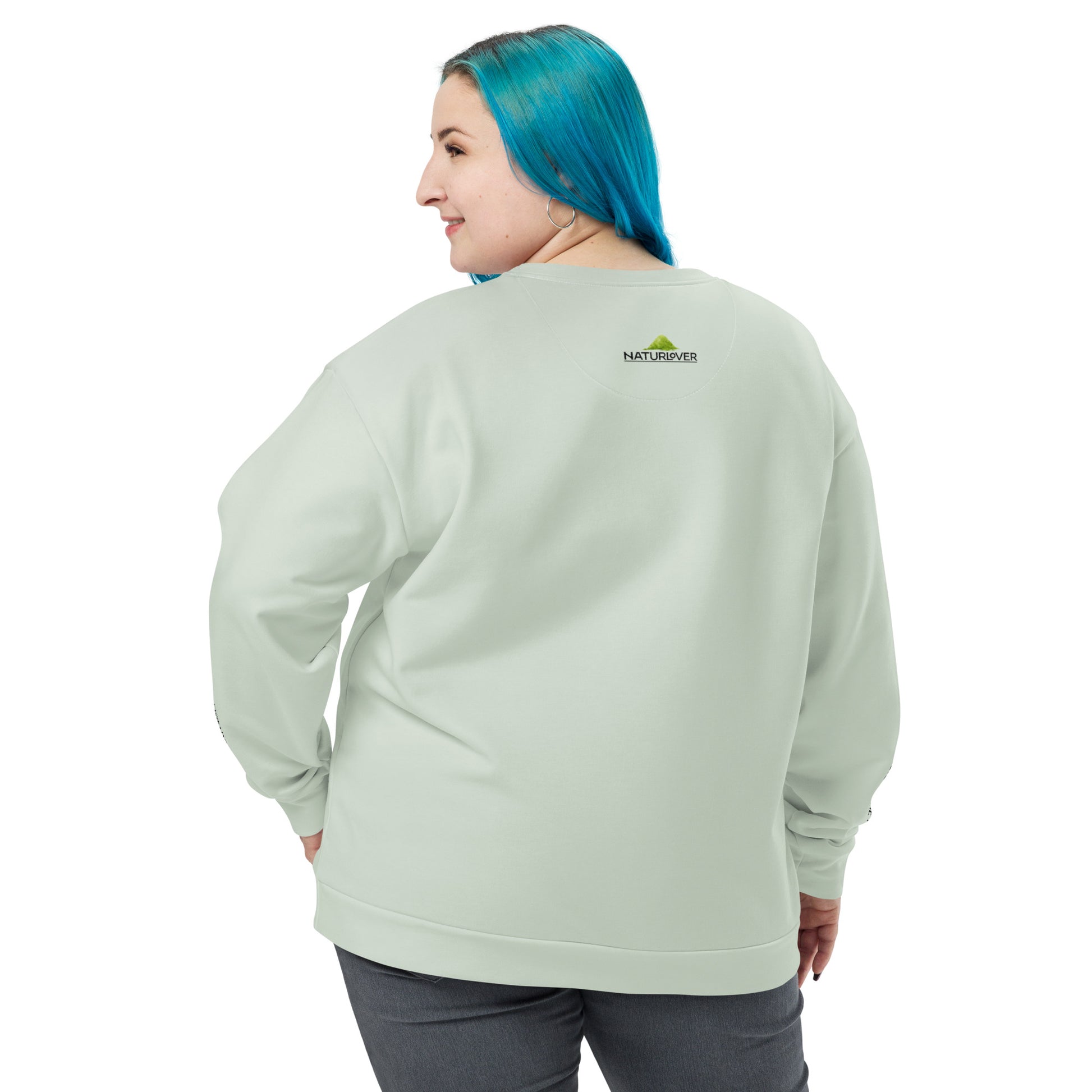 Recycling Pullover mintgrün