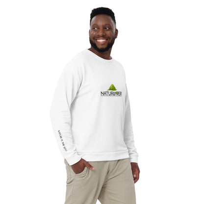 Recycling Pullover weiß 