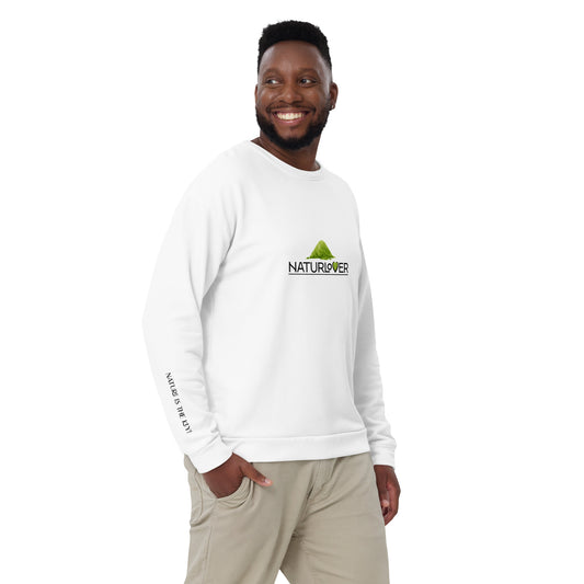 Recycling Pullover weiß 