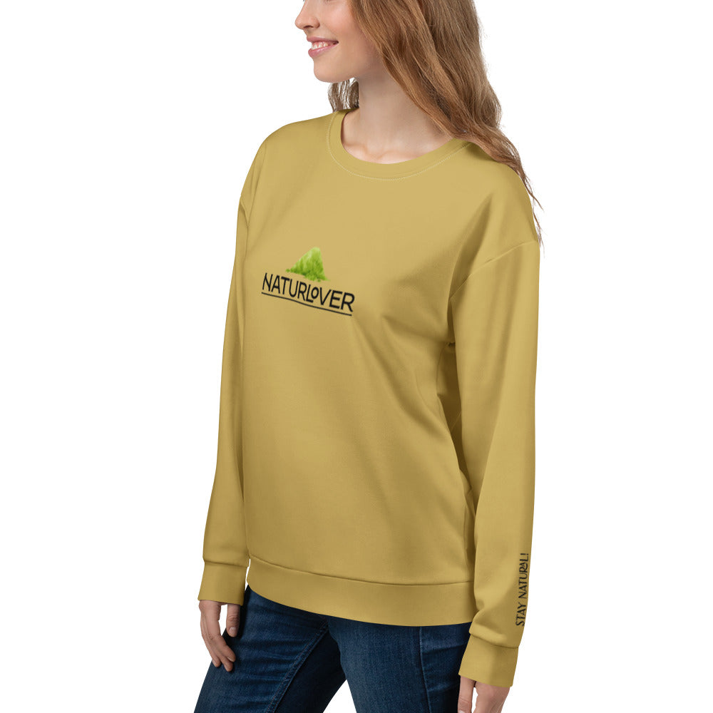 Recycling Pullover senfgelb