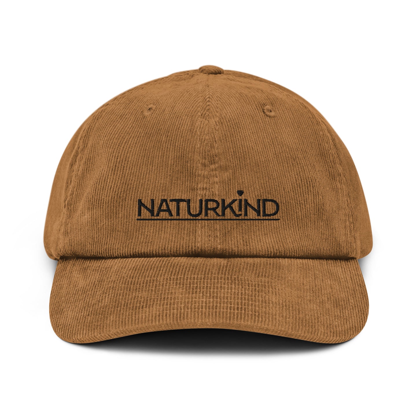 NATURKIND corduroy baseball cap, camel + olive