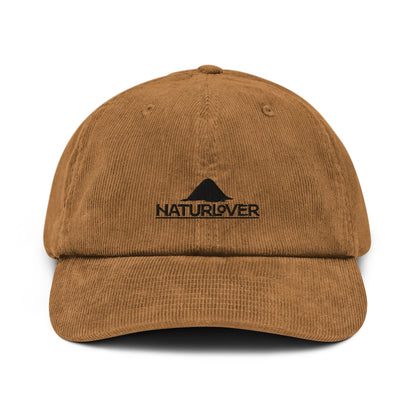 NaturLoVer baseball cap made of corduroy, camel + olive