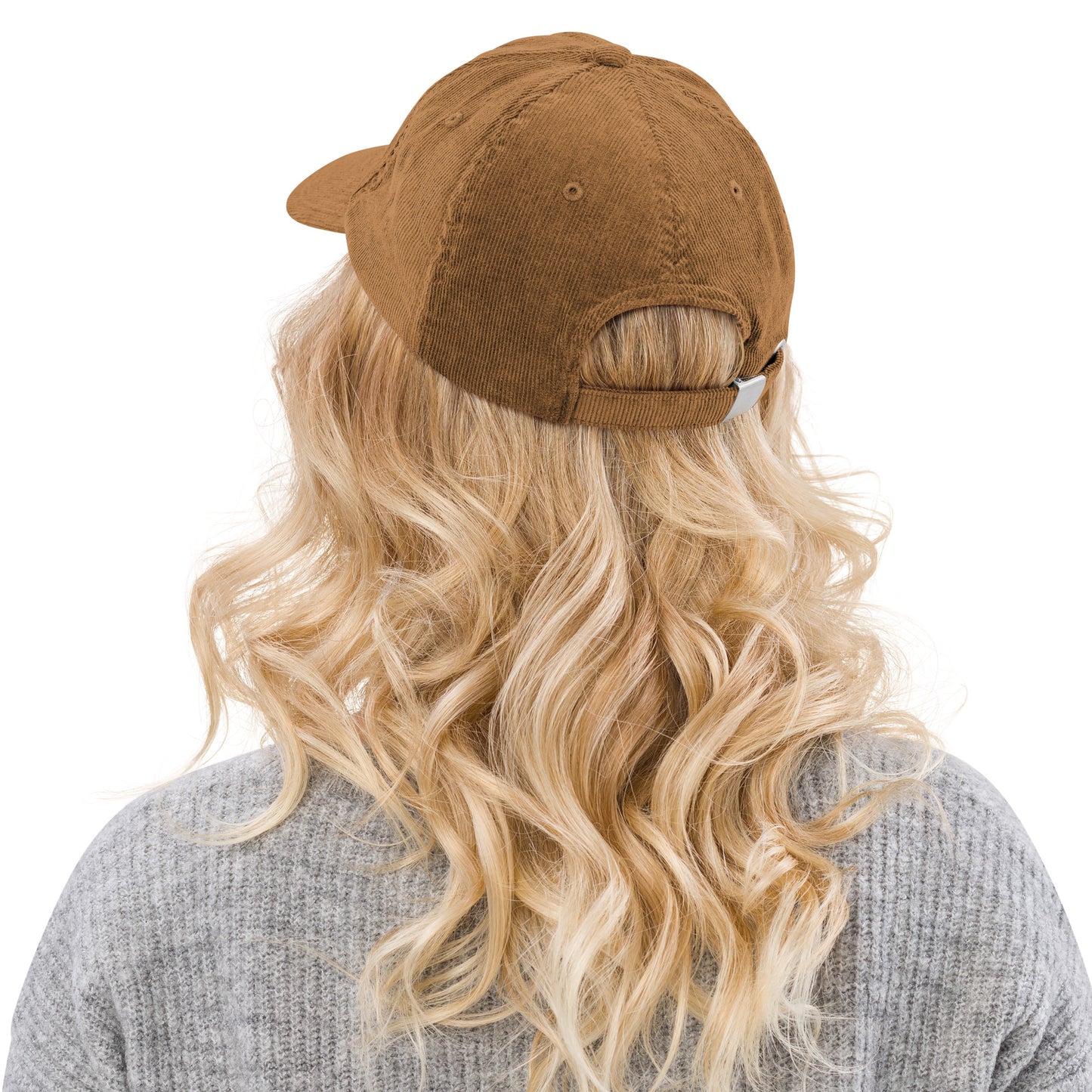 NATURKIND corduroy baseball cap, camel + olive