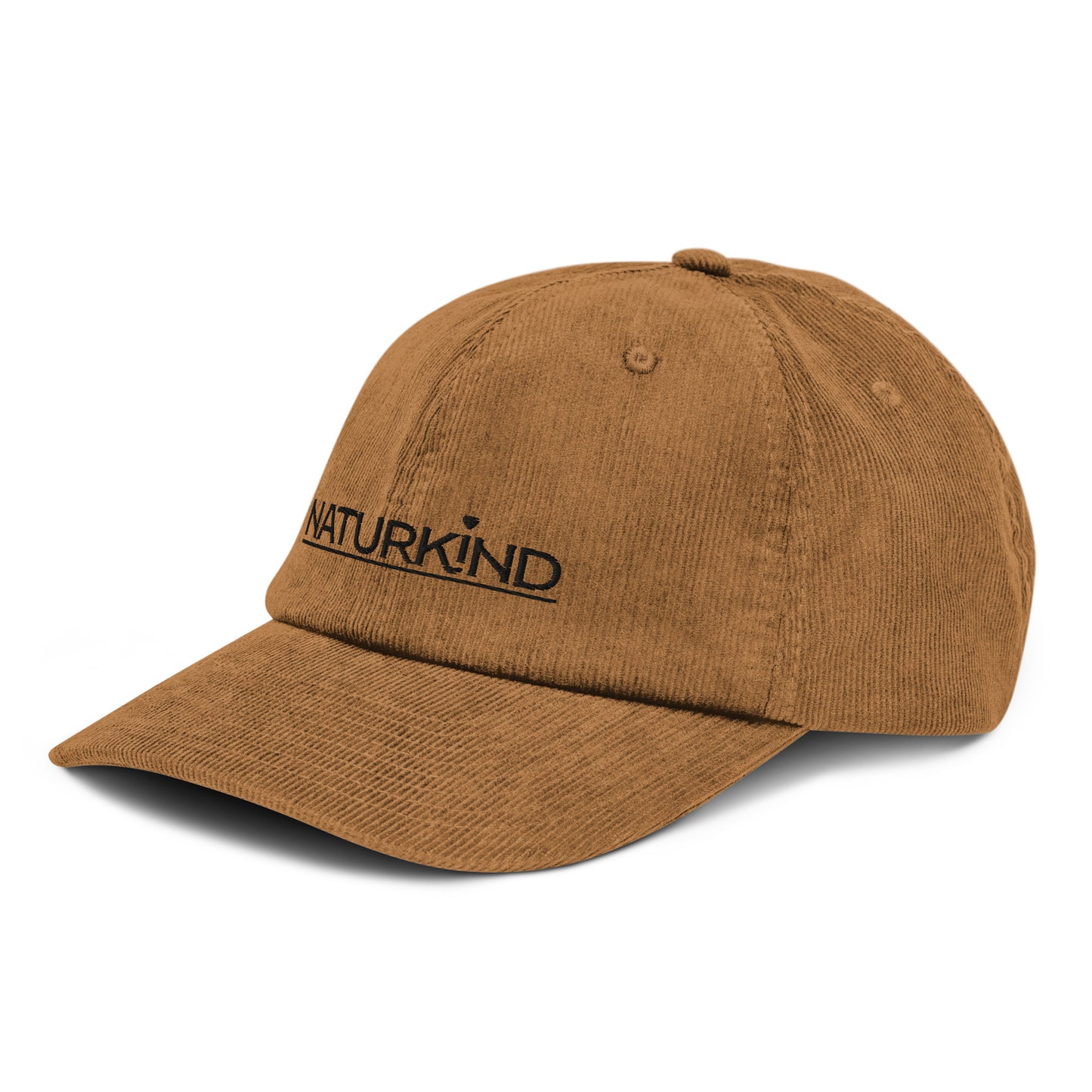 NATURKIND corduroy baseball cap, camel + olive