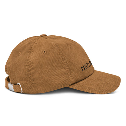 NATURE LOVER baseball cap made of corduroy, camel + olive